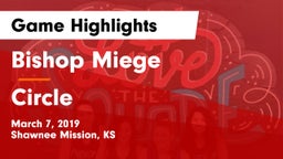 Bishop Miege  vs Circle  Game Highlights - March 7, 2019