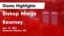 Bishop Miege  vs Kearney  Game Highlights - Jan. 13, 2021