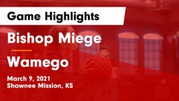 Bishop Miege  vs Wamego  Game Highlights - March 9, 2021