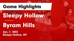 Sleepy Hollow  vs Byram Hills  Game Highlights - Jan. 7, 2022
