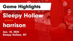 Sleepy Hollow  vs harrison Game Highlights - Jan. 18, 2022