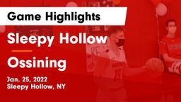 Sleepy Hollow  vs Ossining  Game Highlights - Jan. 25, 2022
