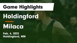 Holdingford  vs Milaca  Game Highlights - Feb. 6, 2023