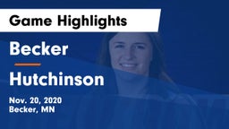Becker  vs Hutchinson  Game Highlights - Nov. 20, 2020