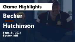 Becker  vs Hutchinson  Game Highlights - Sept. 21, 2021