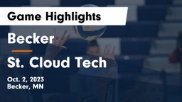 Becker  vs St. Cloud Tech Game Highlights - Oct. 2, 2023