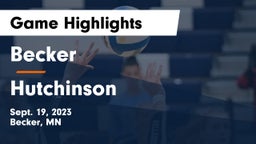 Becker  vs Hutchinson  Game Highlights - Sept. 19, 2023