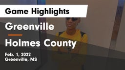 Greenville  vs Holmes County Game Highlights - Feb. 1, 2022