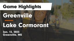 Greenville  vs Lake Cormorant  Game Highlights - Jan. 13, 2023