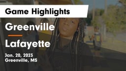 Greenville  vs Lafayette  Game Highlights - Jan. 20, 2023