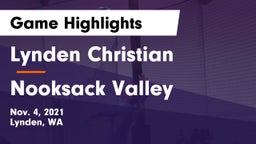 Lynden Christian  vs Nooksack Valley  Game Highlights - Nov. 4, 2021