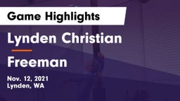 Lynden Christian  vs Freeman  Game Highlights - Nov. 12, 2021