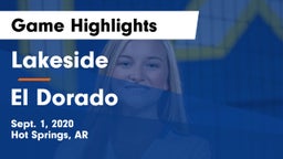 Lakeside  vs El Dorado  Game Highlights - Sept. 1, 2020