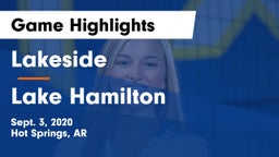 Lakeside  vs Lake Hamilton  Game Highlights - Sept. 3, 2020