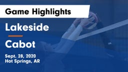 Lakeside  vs Cabot  Game Highlights - Sept. 28, 2020