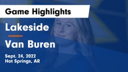 Lakeside  vs Van Buren  Game Highlights - Sept. 24, 2022