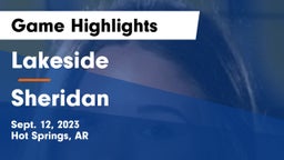 Lakeside  vs Sheridan  Game Highlights - Sept. 12, 2023