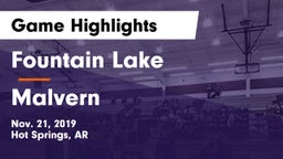 Fountain Lake  vs Malvern  Game Highlights - Nov. 21, 2019