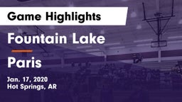Fountain Lake  vs Paris  Game Highlights - Jan. 17, 2020