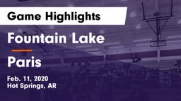 Fountain Lake  vs Paris  Game Highlights - Feb. 11, 2020