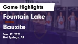 Fountain Lake  vs Bauxite  Game Highlights - Jan. 12, 2021