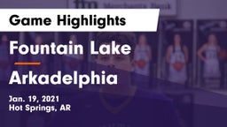Fountain Lake  vs Arkadelphia  Game Highlights - Jan. 19, 2021