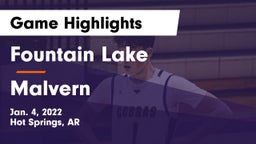 Fountain Lake  vs Malvern  Game Highlights - Jan. 4, 2022