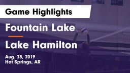 Fountain Lake  vs Lake Hamilton  Game Highlights - Aug. 28, 2019
