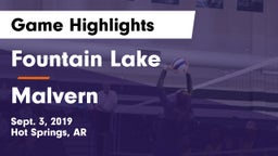 Fountain Lake  vs Malvern Game Highlights - Sept. 3, 2019