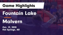 Fountain Lake  vs Malvern  Game Highlights - Oct. 19, 2020