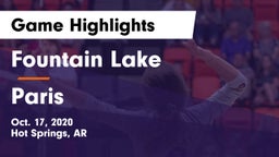 Fountain Lake  vs Paris Game Highlights - Oct. 17, 2020