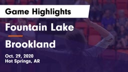 Fountain Lake  vs Brookland Game Highlights - Oct. 29, 2020