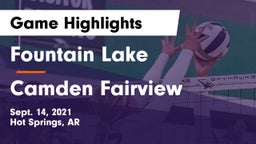 Fountain Lake  vs Camden Fairview Game Highlights - Sept. 14, 2021