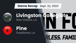 Recap: Livingston Collegiate vs. Pine  2023