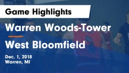 Warren Woods-Tower  vs West Bloomfield  Game Highlights - Dec. 1, 2018