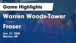 Warren Woods-Tower  vs Fraser  Game Highlights - Jan. 21, 2020