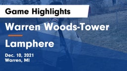 Warren Woods-Tower  vs Lamphere  Game Highlights - Dec. 10, 2021