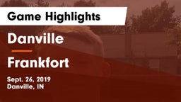 Danville  vs Frankfort  Game Highlights - Sept. 26, 2019