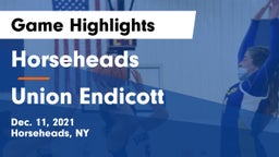 Horseheads  vs Union Endicott Game Highlights - Dec. 11, 2021