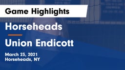 Horseheads  vs Union Endicott Game Highlights - March 23, 2021