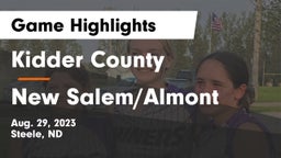 Kidder County  vs New Salem/Almont Game Highlights - Aug. 29, 2023