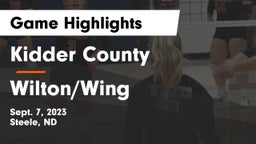 Kidder County  vs Wilton/Wing Game Highlights - Sept. 7, 2023
