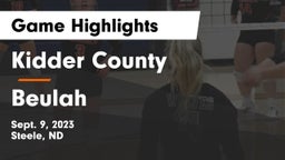 Kidder County  vs Beulah  Game Highlights - Sept. 9, 2023