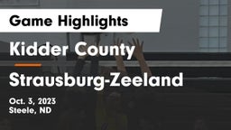 Kidder County  vs Strausburg-Zeeland Game Highlights - Oct. 3, 2023
