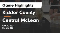 Kidder County  vs Central McLean Game Highlights - Oct. 5, 2023