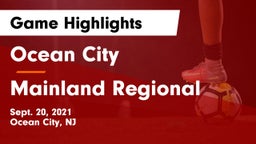 Ocean City  vs Mainland Regional  Game Highlights - Sept. 20, 2021