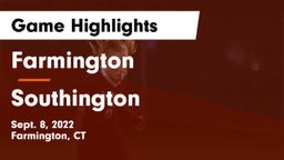 Farmington  vs Southington  Game Highlights - Sept. 8, 2022