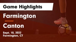 Farmington  vs Canton  Game Highlights - Sept. 10, 2022
