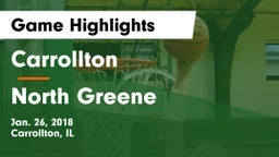 Carrollton  vs North Greene Game Highlights - Jan. 26, 2018