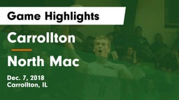 Carrollton  vs North Mac Game Highlights - Dec. 7, 2018